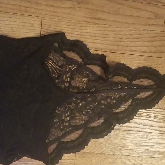 Black lace lingerie bodysuit - Picture 4 of 4